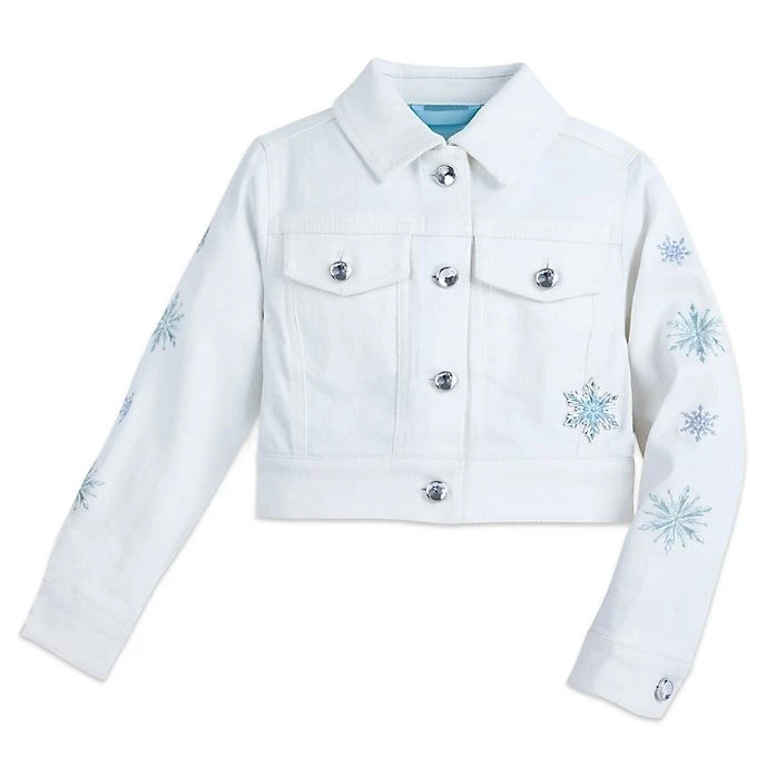 Disney Boutique // Disney Store Blouson En Jean La Reine Des Neiges Pour Enfants 1 Disney Boutique // Disney Store Blouson En Jean La Reine Des Neiges Pour Enfants