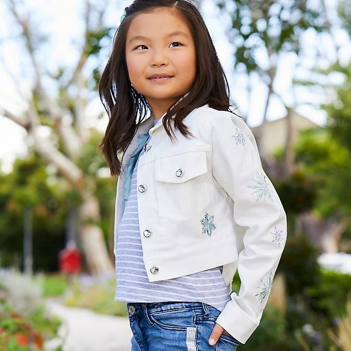 Disney Boutique // Disney Store Blouson En Jean La Reine Des Neiges Pour Enfants 2 Disney Boutique // Disney Store Blouson En Jean La Reine Des Neiges Pour Enfants – Image 2