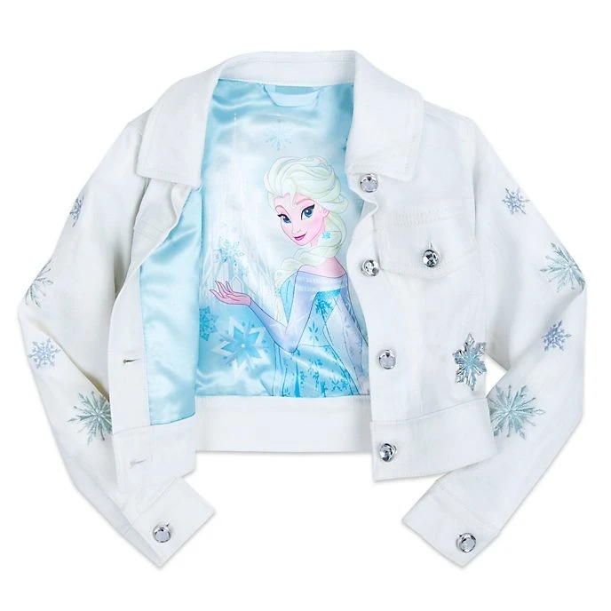 Disney Boutique // Disney Store Blouson En Jean La Reine Des Neiges Pour Enfants 3 Disney Boutique // Disney Store Blouson En Jean La Reine Des Neiges Pour Enfants – Image 3