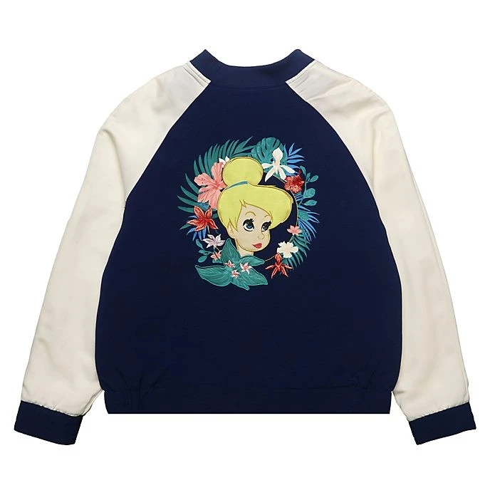 Disney Boutique // Disneyland Paris Bomber Clochette Secret Garden Pour Adultes 2 Disney Boutique // Disneyland Paris Bomber Clochette Secret Garden Pour Adultes – Image 2