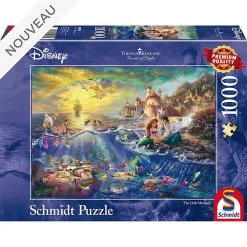 Disney Boutique // Thomas Kinkade Puzzle 1 000 Pièces La Petite Sirène