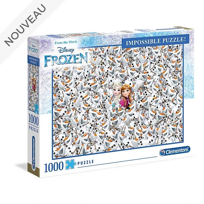 Disney Magasin // Clementoni Puzzle Impossible 1 000 Pièces La Reine Des Neiges 1 Disney Magasin // Clementoni Puzzle Impossible 1 000 Pièces La Reine Des Neiges