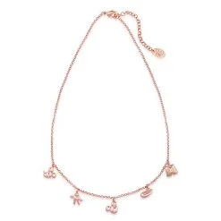 Disney Magasin France // Couture Kingdom Collier Plaqué Or Rose à Pendentif Mickey Mouse