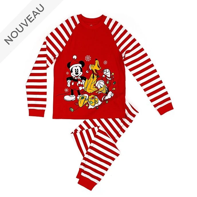 Disney Nouveautés // Disney Store Pyjama Mickey Et Ses Amis Pour Hommes, Collection Holiday Cheer 1 Disney Nouveautés // Disney Store Pyjama Mickey Et Ses Amis Pour Hommes, Collection Holiday Cheer