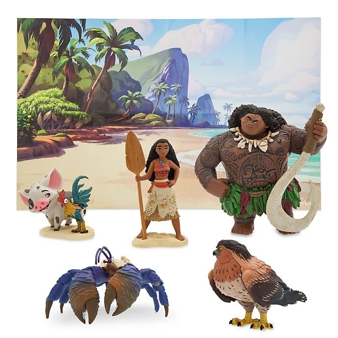 Disney Pas Cher // Disney Store Coffret De Figurines Vaiana 1 Disney Pas Cher // Disney Store Coffret De Figurines Vaiana
