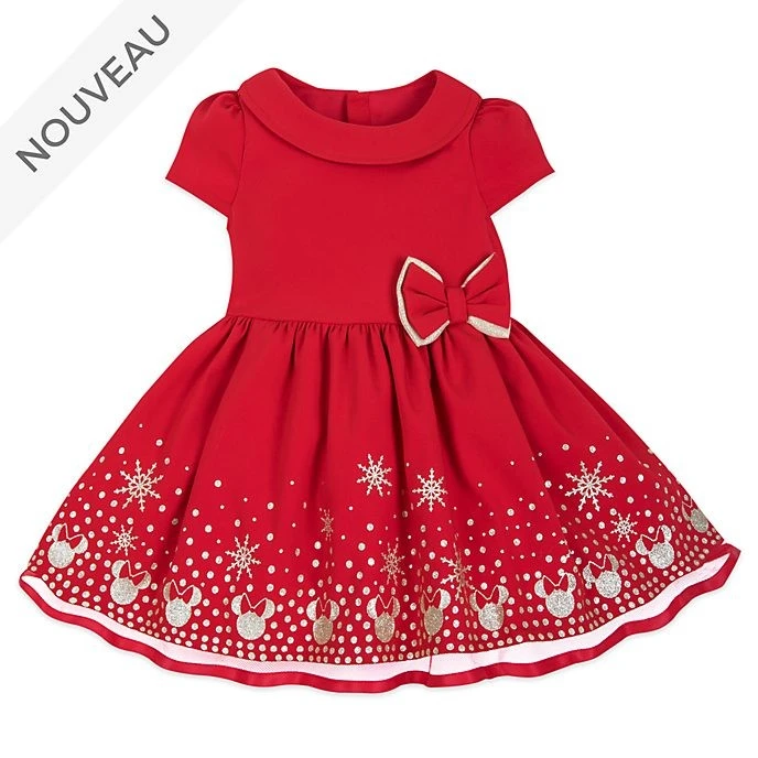 Disney Pas Cher // Disney Store Ensemble Robe Et Culotte Minnie Holiday Cheer Pour Bébé 1 Disney Pas Cher // Disney Store Ensemble Robe Et Culotte Minnie Holiday Cheer Pour Bébé