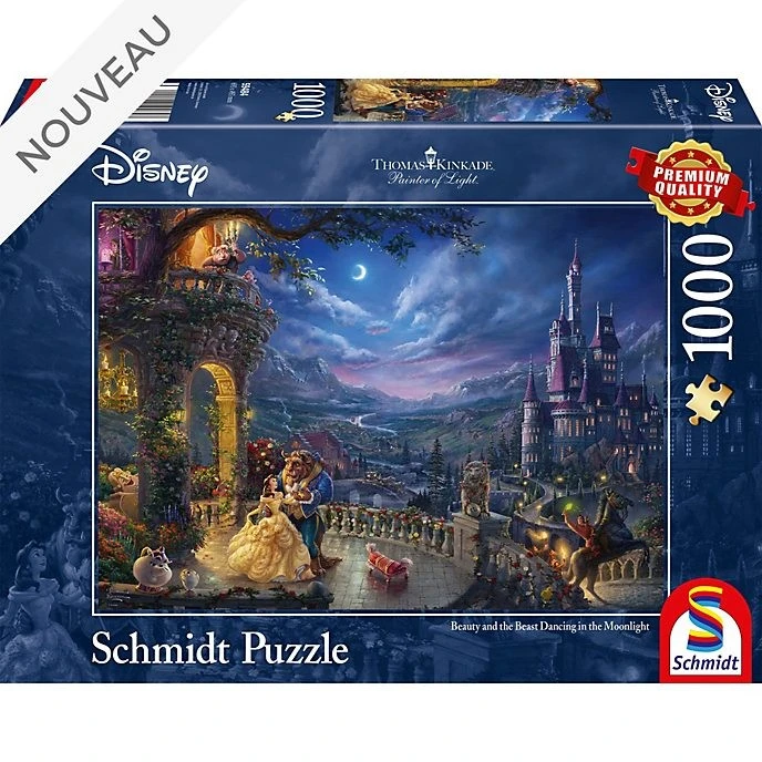 Disney Pas Cher // Thomas Kinkade Puzzle 1 000 Pièces La Belle Et La Bête 1 Disney Pas Cher // Thomas Kinkade Puzzle 1 000 Pièces La Belle Et La Bête