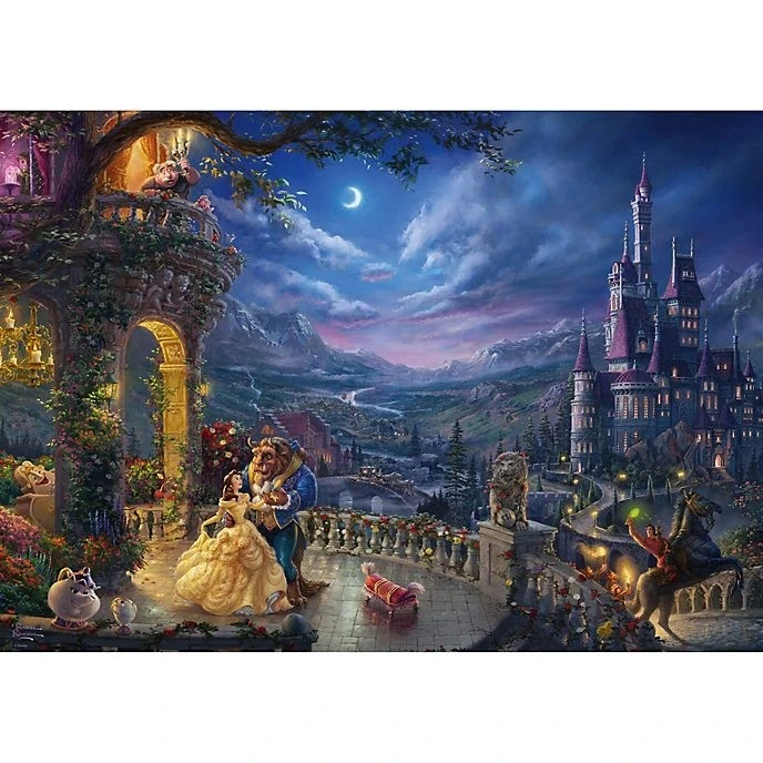 Disney Pas Cher // Thomas Kinkade Puzzle 1 000 Pièces La Belle Et La Bête 2 Disney Pas Cher // Thomas Kinkade Puzzle 1 000 Pièces La Belle Et La Bête – Image 2