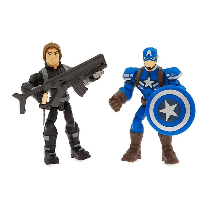 Disney Promo // Disney Store Coffret Moto De Captain America, Marvel Toybox 2 Disney Promo // Disney Store Coffret Moto De Captain America, Marvel Toybox – Image 2
