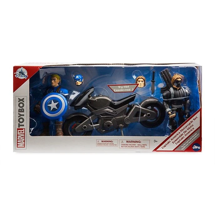 Disney Promo // Disney Store Coffret Moto De Captain America, Marvel Toybox 4 Disney Promo // Disney Store Coffret Moto De Captain America, Marvel Toybox – Image 4