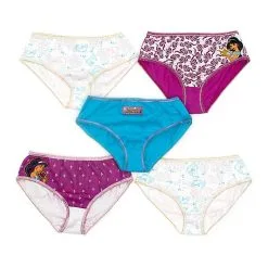 Disney Promo // Disney Store Culottes Princesse Jasmine Pour Enfants, Lot De 5