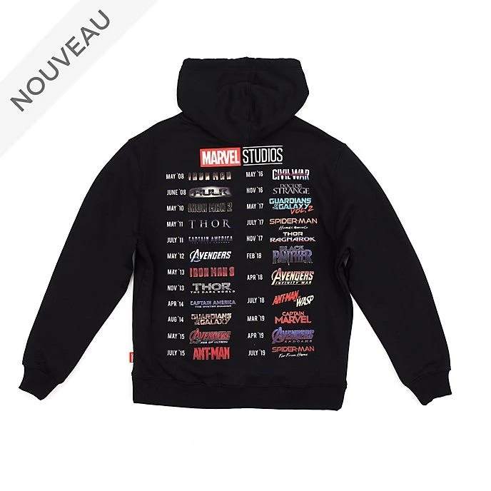 Disney Promo // Disney Store Marvel Studios Sweatshirt à Capuche Pour Adultes 1 Disney Promo // Disney Store Marvel Studios Sweatshirt à Capuche Pour Adultes