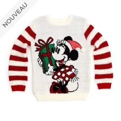 Disney Solde // Disney Store Pull De Noël Minnie Pour Enfants, Collection Holiday Cheer