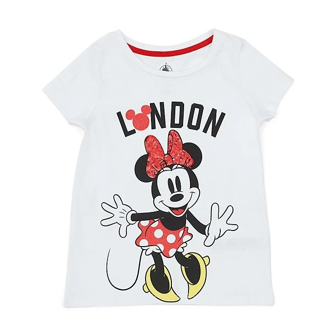 Disney Solde // Disney Store T-shirt Minnie Londres Pour Enfants 1 Disney Solde // Disney Store T-shirt Minnie Londres Pour Enfants