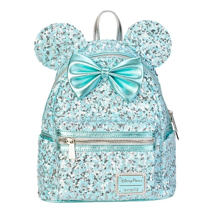 Disney Solde // Loungefly Mini Sac à Dos Minnie à Sequins Aqua Arendelle 1 Disney Solde // Loungefly Mini Sac à Dos Minnie à Sequins Aqua Arendelle