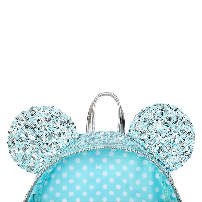 Disney Solde // Loungefly Mini Sac à Dos Minnie à Sequins Aqua Arendelle 4 Disney Solde // Loungefly Mini Sac à Dos Minnie à Sequins Aqua Arendelle – Image 4