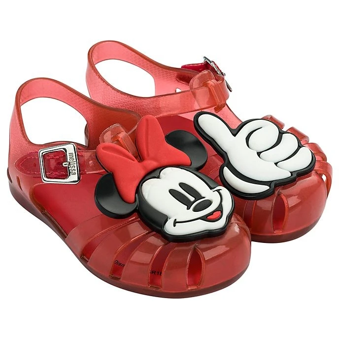 Disney Soldes // Melissa Sandales En Plastique Minnie Rouges Pour Bébé 1 Disney Soldes // Melissa Sandales En Plastique Minnie Rouges Pour Bébé