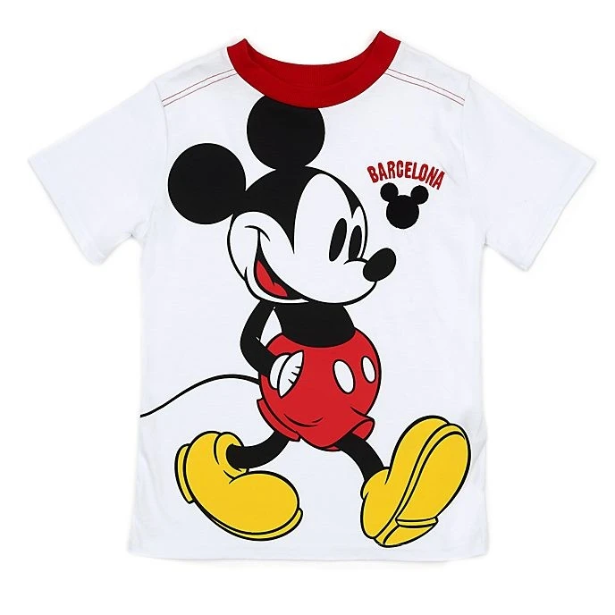 Disney Store // Disney Store T-shirt Mickey Barcelone Pour Enfants 1 Disney Store // Disney Store T-shirt Mickey Barcelone Pour Enfants
