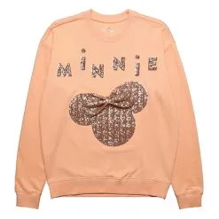 Disney Store // Disneyland Paris Sweatshirt Minnie Bandeau Rose Doré Pour Adultes