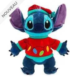 Disney Store France // Disney Store Peluche Moyenne Stitch Lumineuse, Holiday Cheer