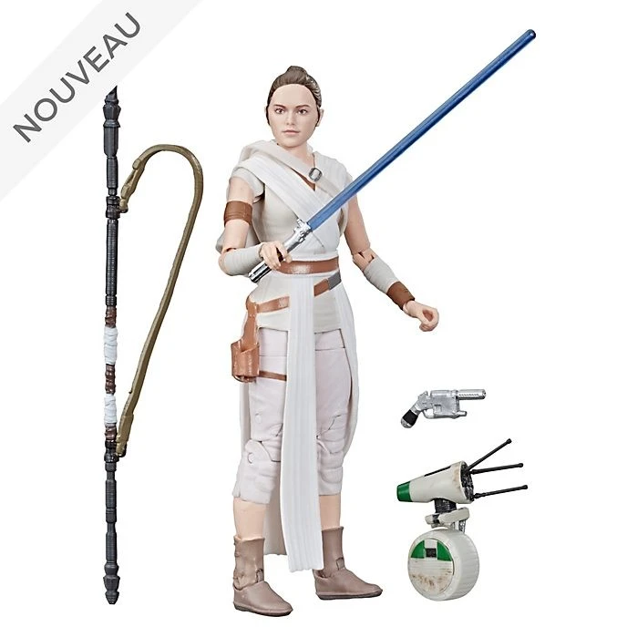 Disney Store France // Hasbro Figurine Rey Et D-O 15 Cm, Star Wars: The Black Series 1 Disney Store France // Hasbro Figurine Rey Et D-O 15 Cm, Star Wars: The Black Series