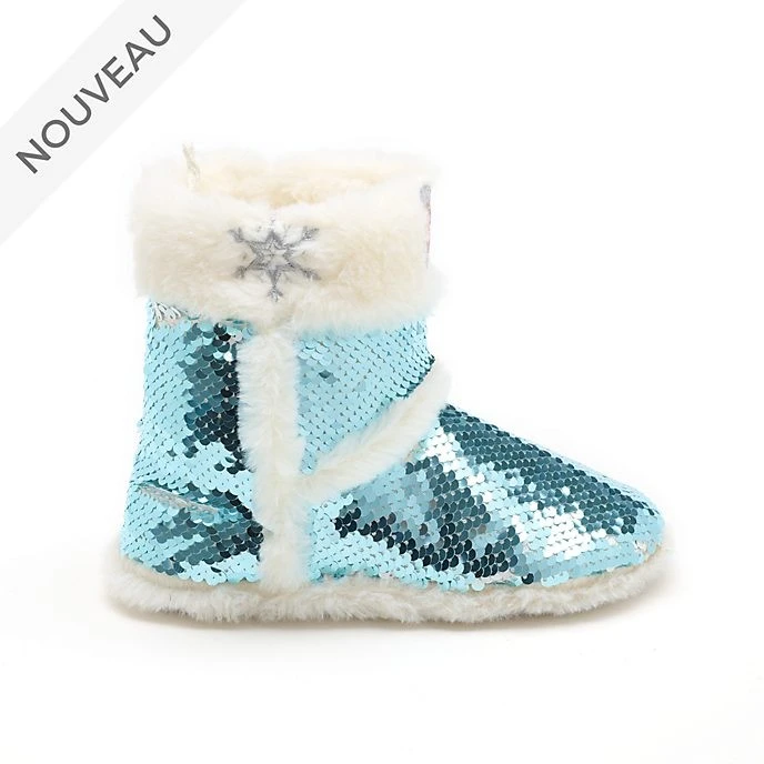 Disney Vente Privee // Disney Store Chaussons à Sequins Réversibles La Reine Des Neiges 2 Pour Enfants 1 Disney Vente Privee // Disney Store Chaussons à Sequins Réversibles La Reine Des Neiges 2 Pour Enfants