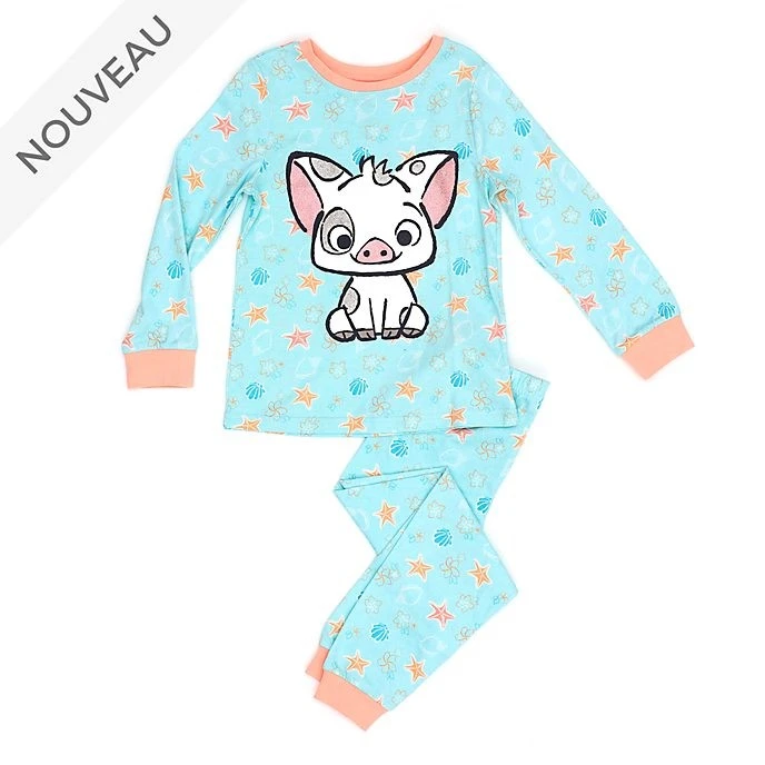 Disney Vente Privee // Disney Store Pyjama Pua Pour Enfants, Vaiana 1 Disney Vente Privee // Disney Store Pyjama Pua Pour Enfants, Vaiana