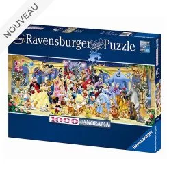 Disney Vente Privee // Ravensburger Puzzle 1 000 Pièces Panorama, Disney Collector's Edition