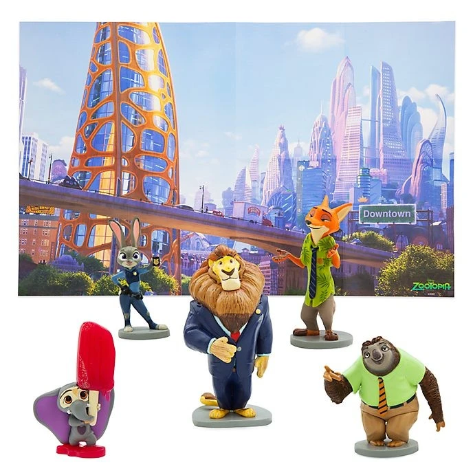 Magasin Disney // Disney Store Coffret De Figurines Zootopie 1 Magasin Disney // Disney Store Coffret De Figurines Zootopie