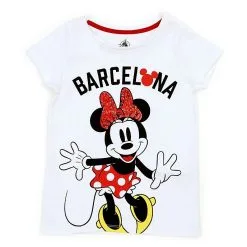 Promo Disney // Disney Store T-shirt Minnie Barcelone Pour Enfants