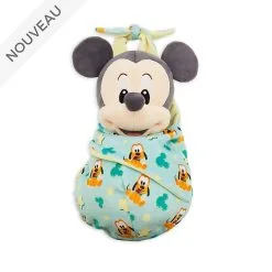 Solde Disney // Disney Store Petite Peluche Mickey Emmaillotée