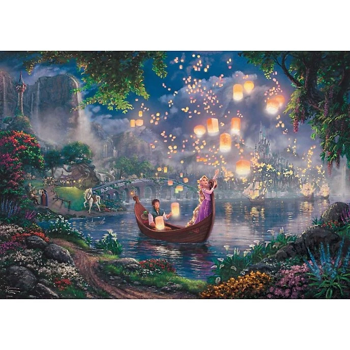 Soldes Disney // Thomas Kinkade Puzzle 1 000 Pièces Raiponce 2 Soldes Disney // Thomas Kinkade Puzzle 1 000 Pièces Raiponce – Image 2